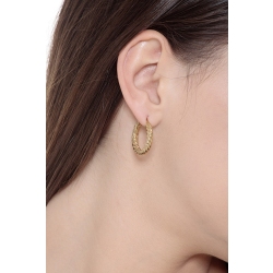 Creolen aus 750er Gelbgold  2