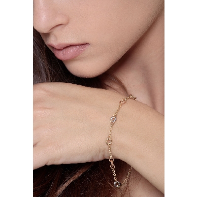 Damenarmband Weißgold Gelbgold Roségold 18k