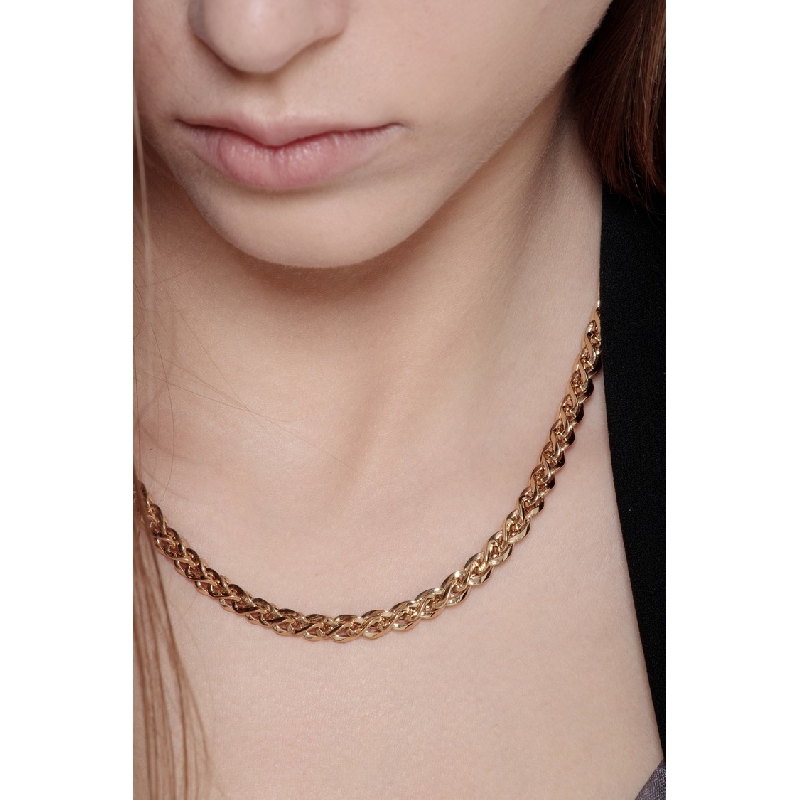 Gelbgold 750 Kette, 46 cm