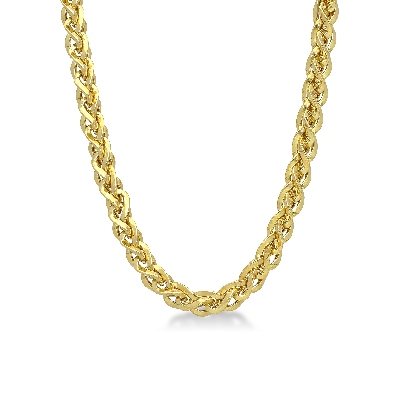 Gelbgold 750 Kette, 46 cm