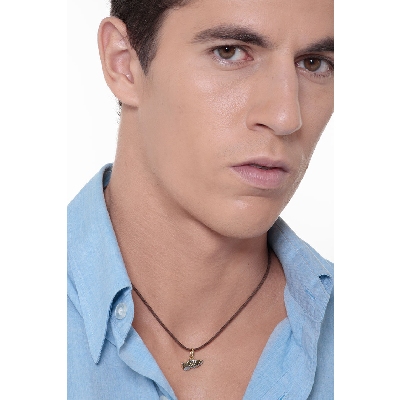 Fußballschuh-Anhänger aus 750er Gelbgold Weißgold