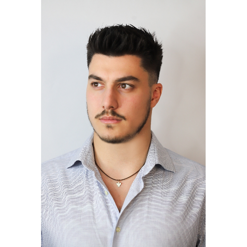 Gelbgold 18 Karat Engel Anhänger