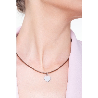 Herzanhänger aus 750er Weißgold