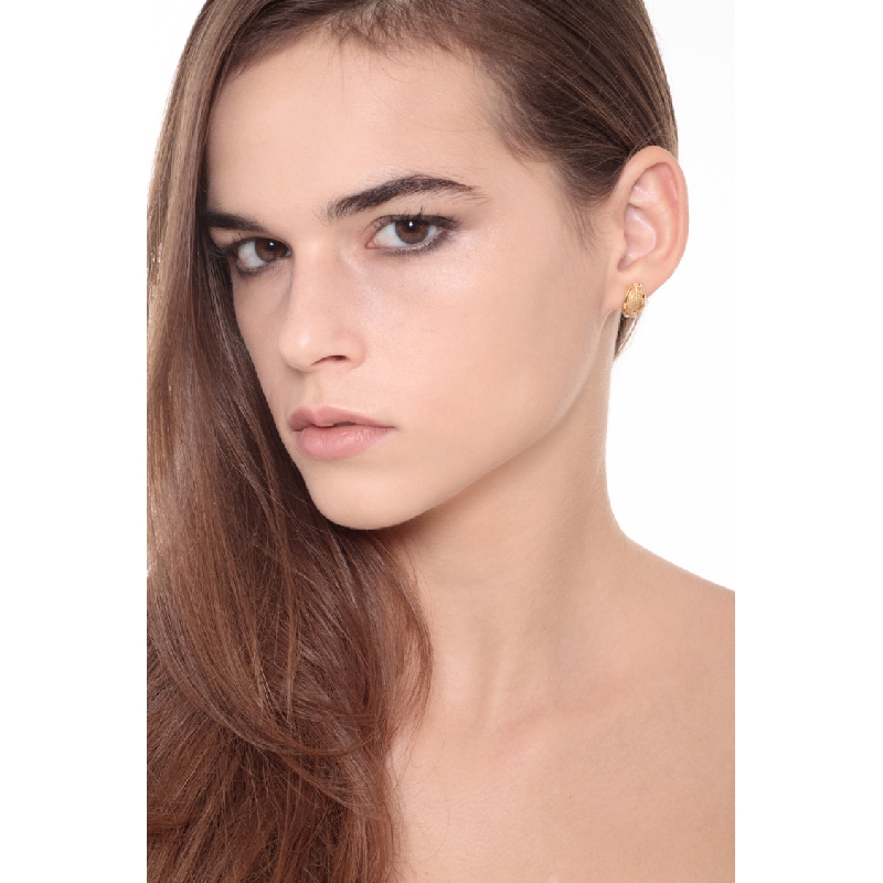 Ausgefallene Ohrringe aus Gelbgold 750