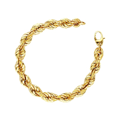 Damenarmband Gelbgold 750 mit Karabinerverschluss