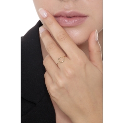 Herz Ring aus 18K Gelbgold 2