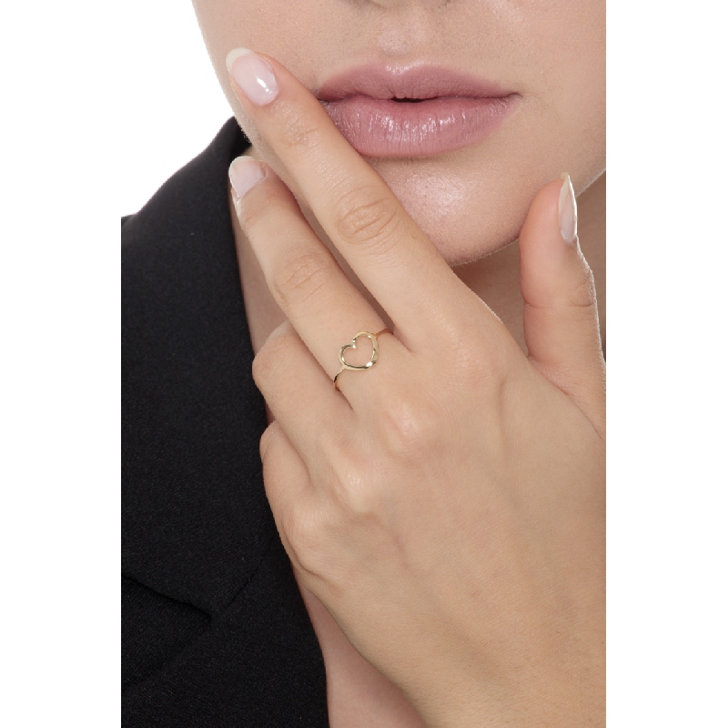 Herz Ring aus 18K Gelbgold Herz Ring aus 18K Gelbgold
