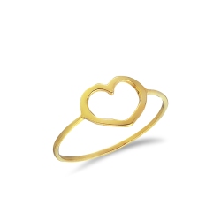 Herz Ring aus 18K Gelbgold