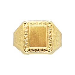 Herren Siegelring aus 18K Gelbgold 2