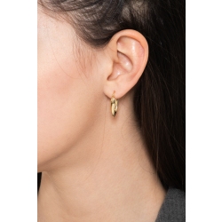 Ovale Creolen aus Gelbgold 18K 2