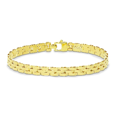 Herrenarmband Gelbgold 750
