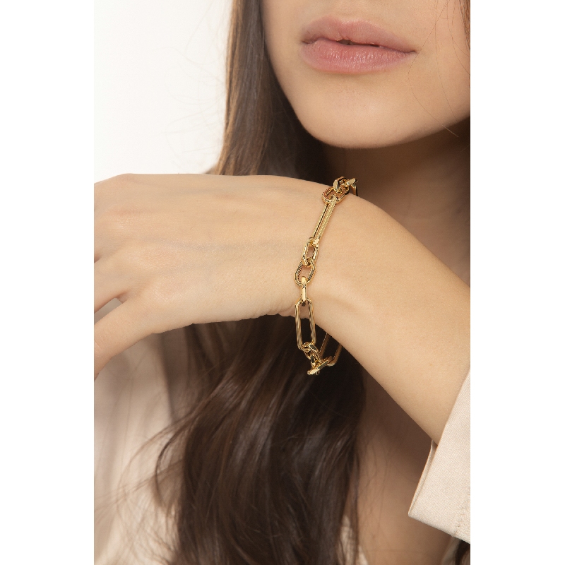Kettenarmband aus Gelbgold 18K, 20 cm