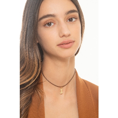 Anhänger mit Katze aus 18 Karat Gelbgold 