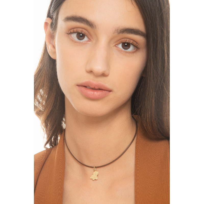 Hund Anhänger Gelbgold 750