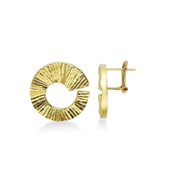 Gelbgold 750 ausgefallene Creolen