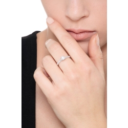 Solitär Ring Diamantring aus 18K Weißgold 2