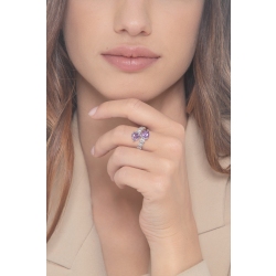 TOI ET MOI Herz Ring Amethyst Diamanten Weißgold 2