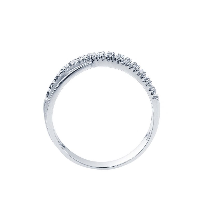 Bandring 750er Weißgold mit Diamanten Bandring 750er Weißgold mit Diamanten