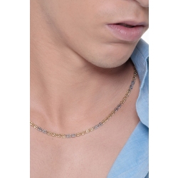 Herren Goldkette 750 gelb und weiss 2