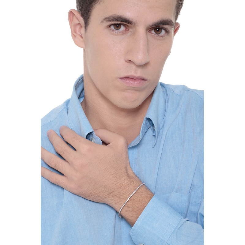 Tennis Armband mit Diamanten für Damen und Herren Weißgold Tennis Armband mit Diamanten für Damen und Herren Weißgold