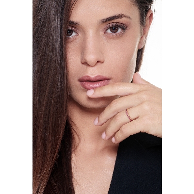 Eternity Ring Rubin Gelbgold 