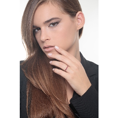 Eternity Ring Rubin Roségold 18K