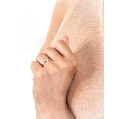 Vorsteckring aus Gelbgold 18K