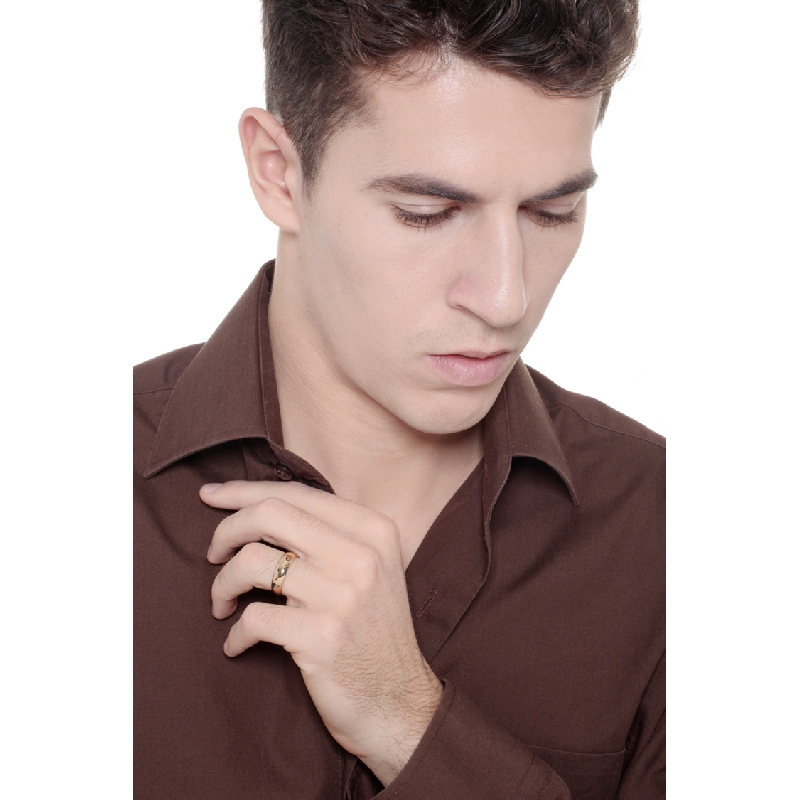 Gelbgold 750 breiter Ehering 