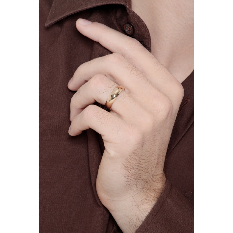 Gelbgold 750 breiter Ehering 