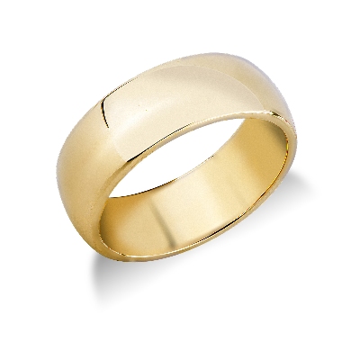 Breiter Trauring aus 18K Gelbgold