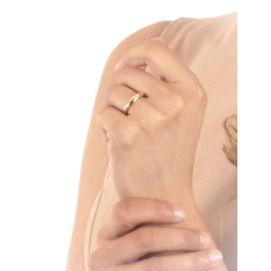 Klassischer Trauring Gelbgold 18 Karat 2