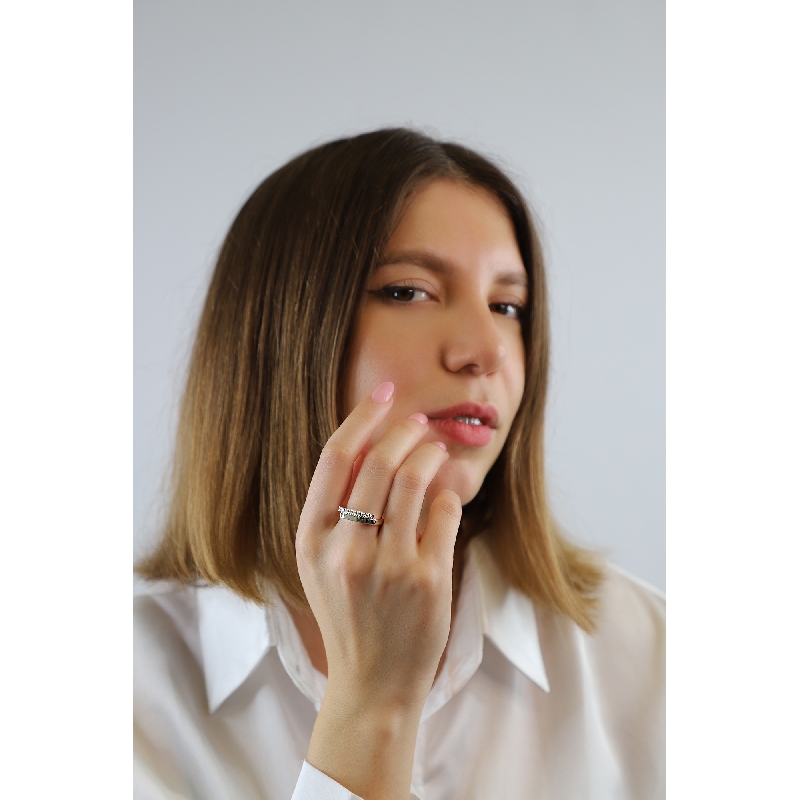 Toi et Moi Ring Weissgold mit Diamanten Toi et Moi Ring Weissgold mit Diamanten