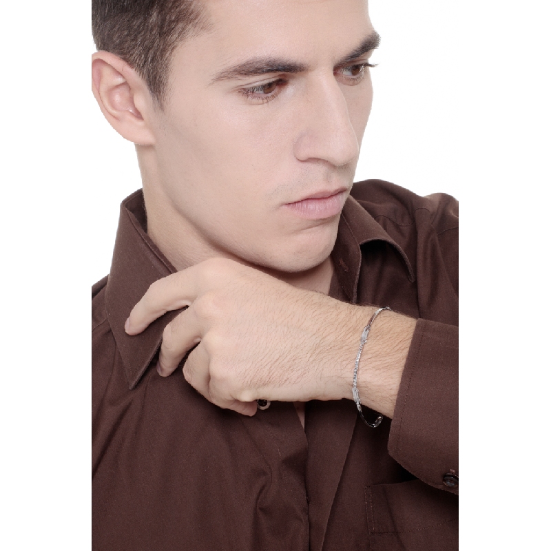 Weißgold 18k 750 Armband Herren 19,5cm Weißgold 18k 750 Armband Herren 19,5cm