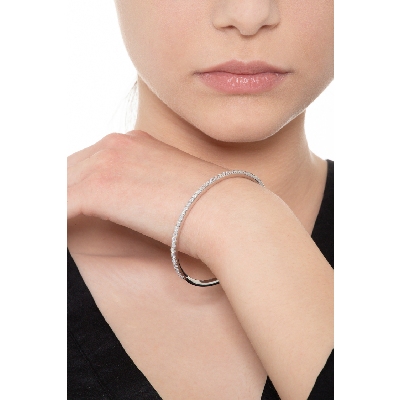 Armreif Weißgold 18 Karat mit Diamanten