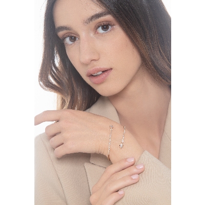 Roségold 18K Designer Armband mit Diamanten