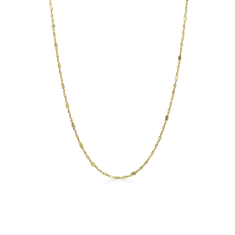45 cm Gelbgold Kette