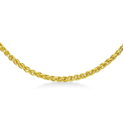 Unisex Halskette Gelbgold 18K, 50 cm