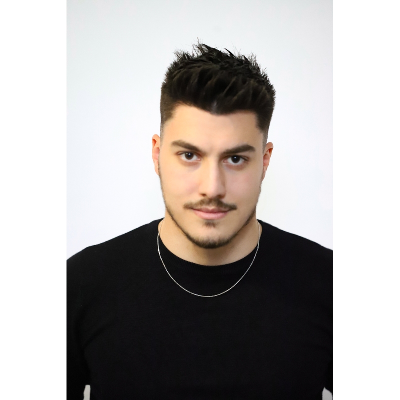 Weißgold 750 godronierte Venezianerkette, 50 cm