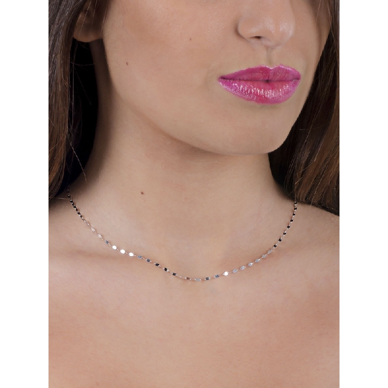 Weissgold Kette 18 Karat, 40 cm Weissgold Kette 18 Karat, 40 cm