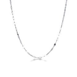 Weissgold Kette 18 Karat, 40 cm