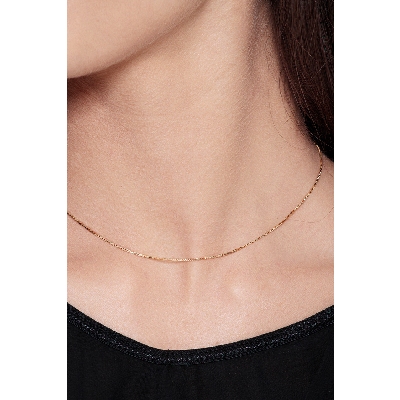Venezianische Kette aus Gelbgold 750, 40 cm