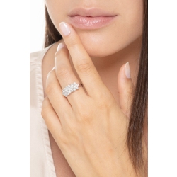 Weißgold 18k Diamantring  2