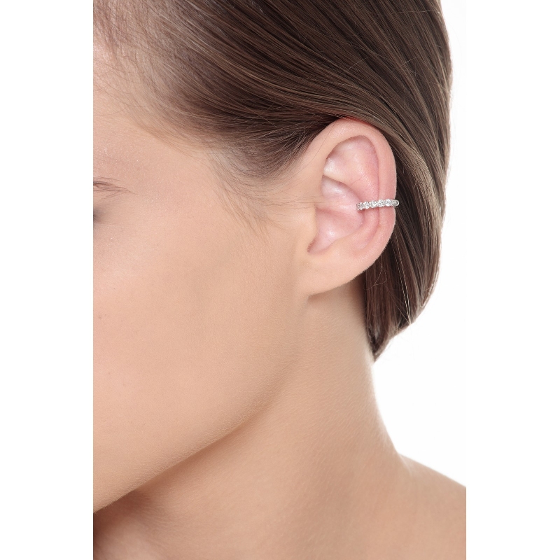 Weißgold 18k Earcuff mit Brillanten  Weißgold 18k Earcuff mit Brillanten