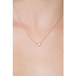 Diamant-Anhänger aus Roségold 18K 2