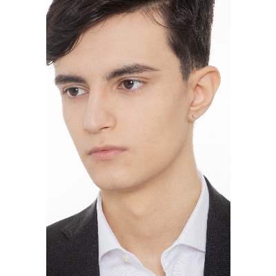 Einzelner Ohrstecker mit Brillanten 0,04 kt