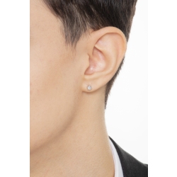 Herren einzelner Ohrstecker 0,15 kt Diamant 2