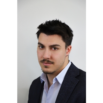 Einzelner Ohrring Herren mit schwarzem Diamant