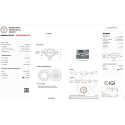IGI-Zertifizierter Diamant CT 1,25  G VVS1 2