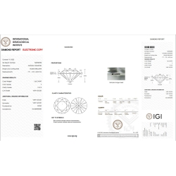 IGI-zertifizierter Diamant CT 1,65  F VVS2  2
