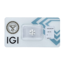 IGI-zertifizierter Diamant CT 1,65  F VVS2